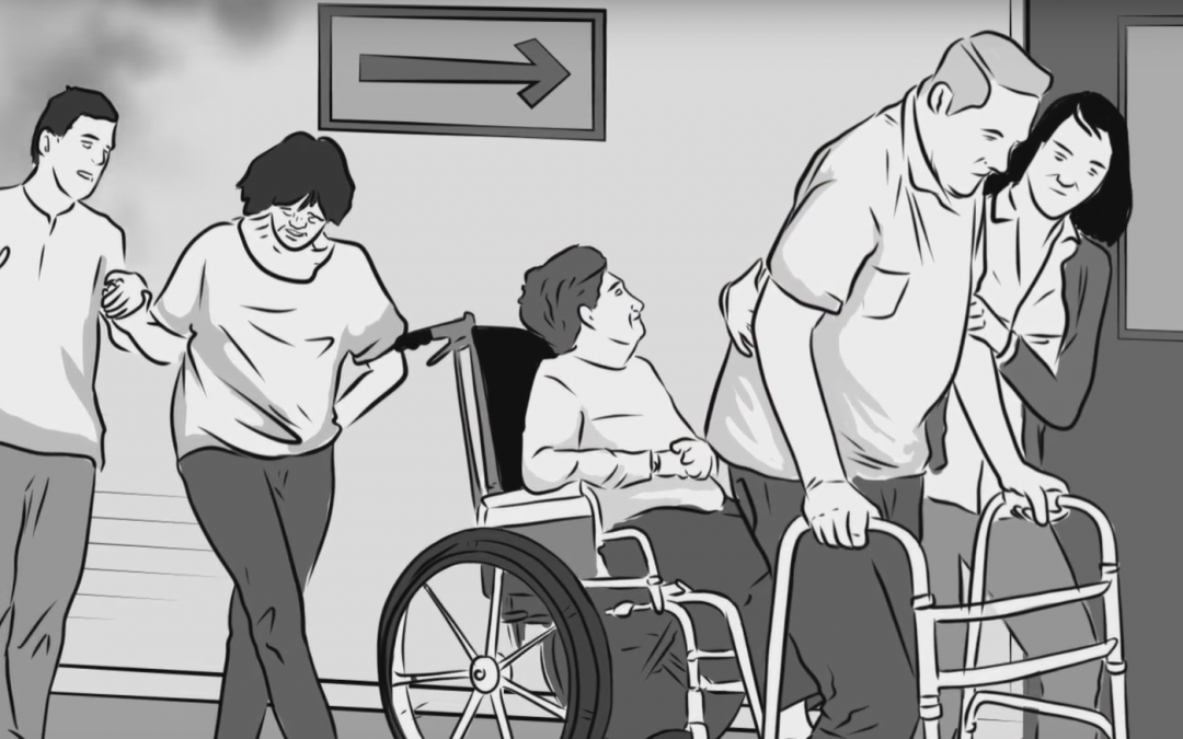 Silent evacuation of a care home