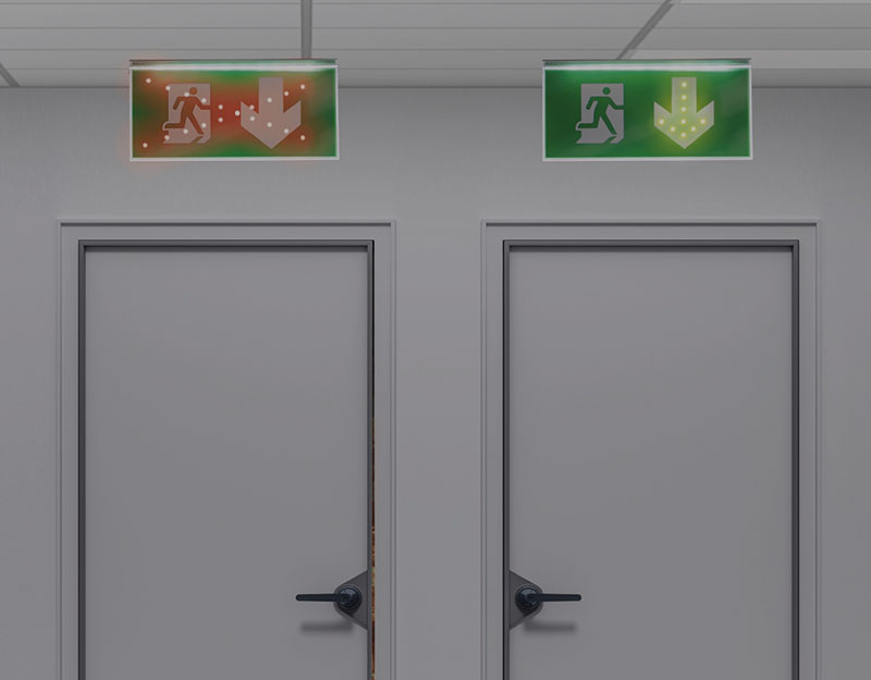 Make your buildings safer with dynamic signage