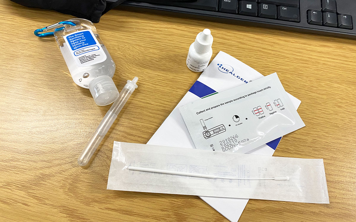 Keep your employees safe with COVID-19 rapid-result test kits