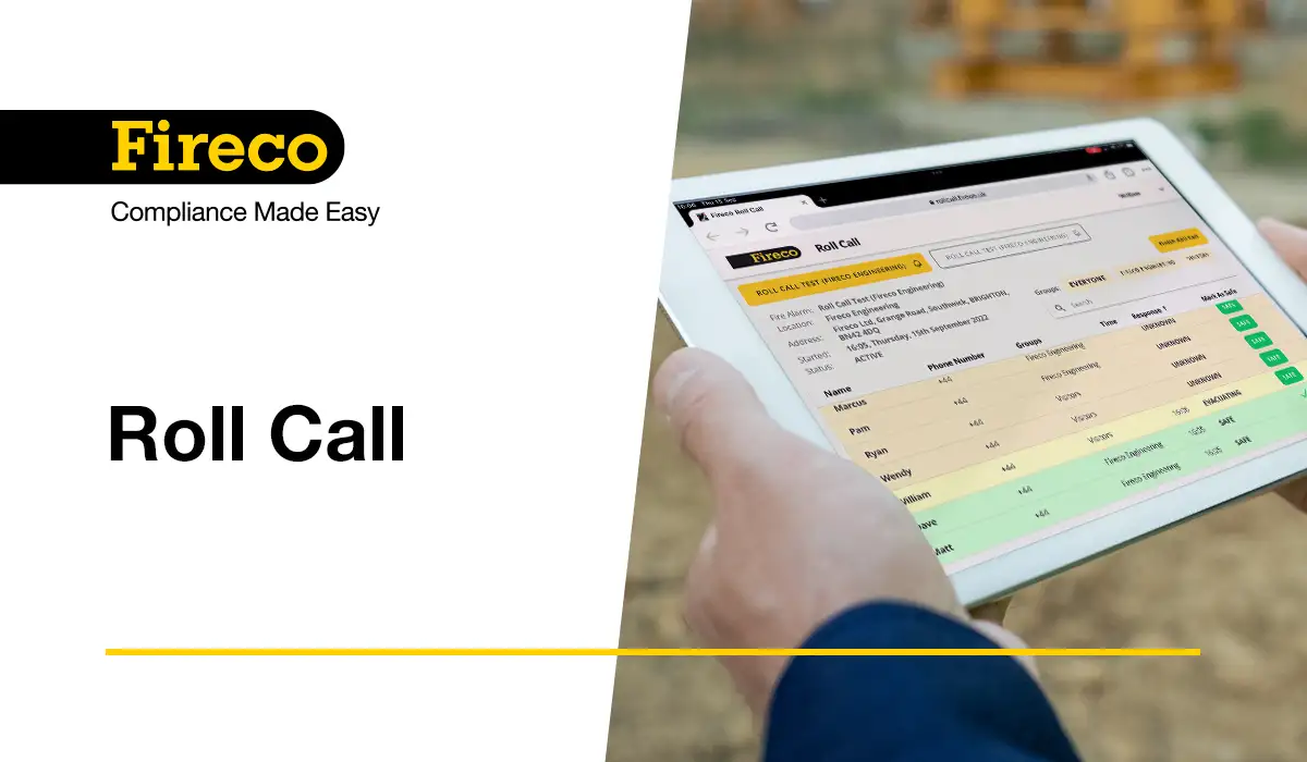 Roll Call Evacuation Software Site Management Fireco