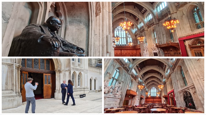 Fireco filming at Guildhall for a City of London Corporation case study