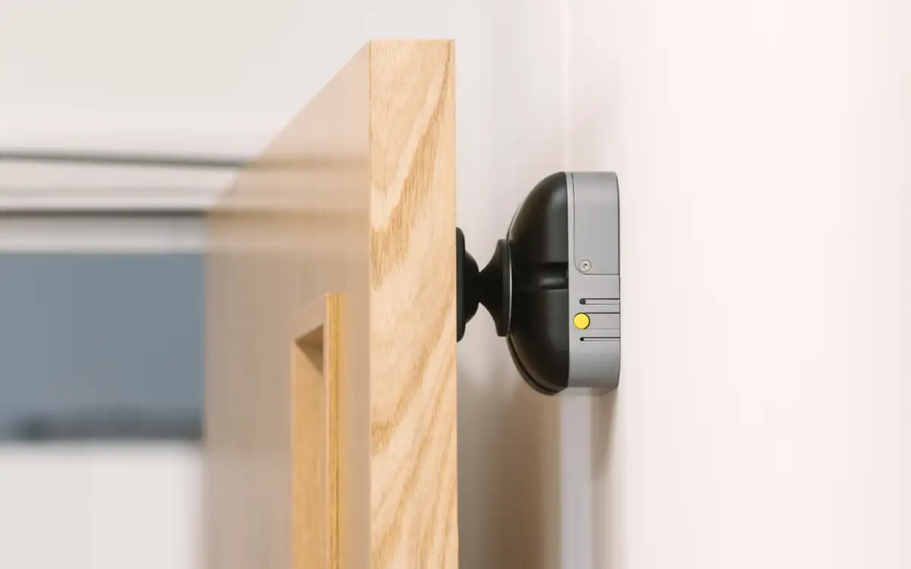 DorMag holding open a fire door